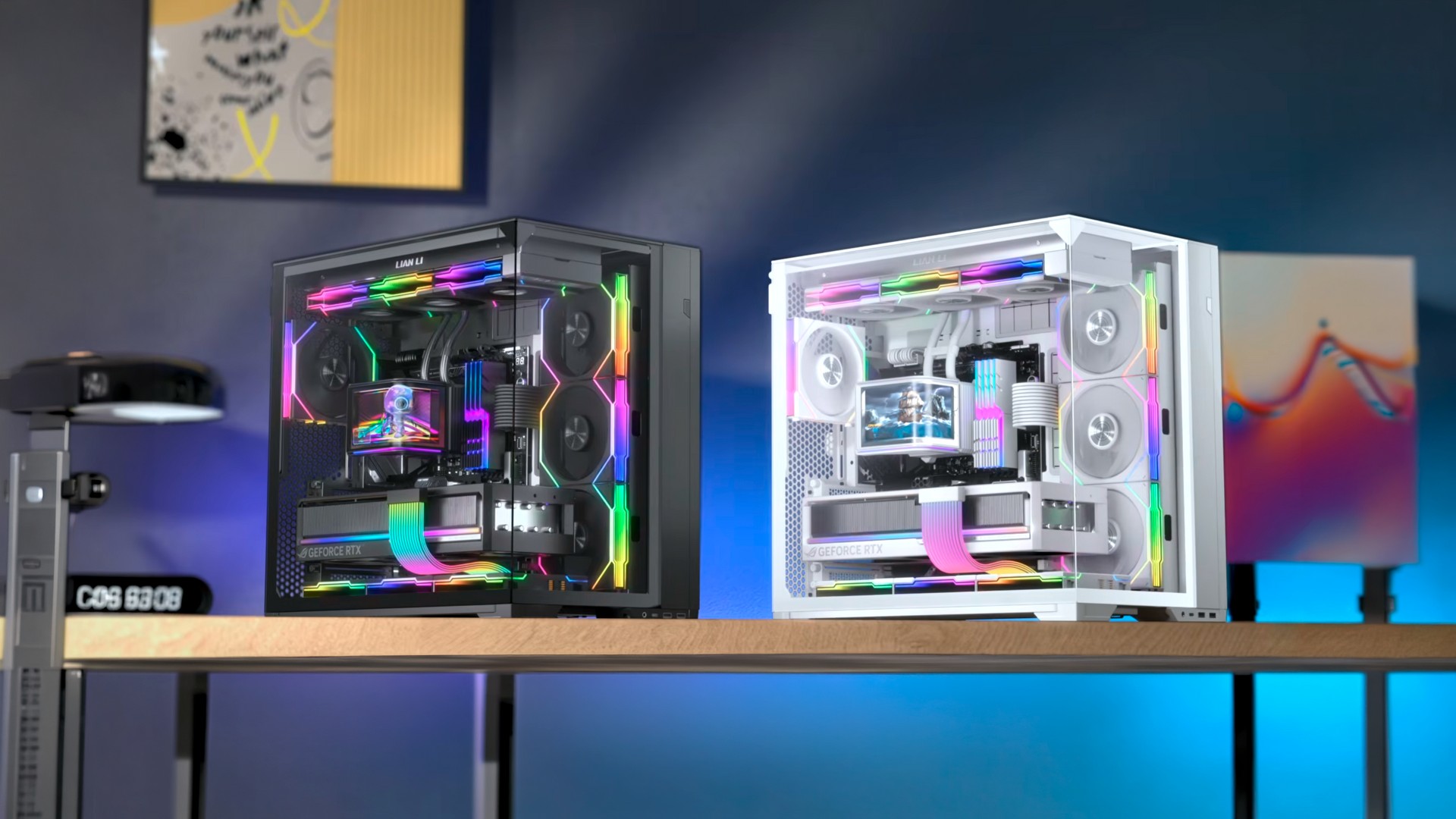 Lian Li HydroShift II Curved 360: novo water cooler coloca tela OLED curva motorizada no seu PC