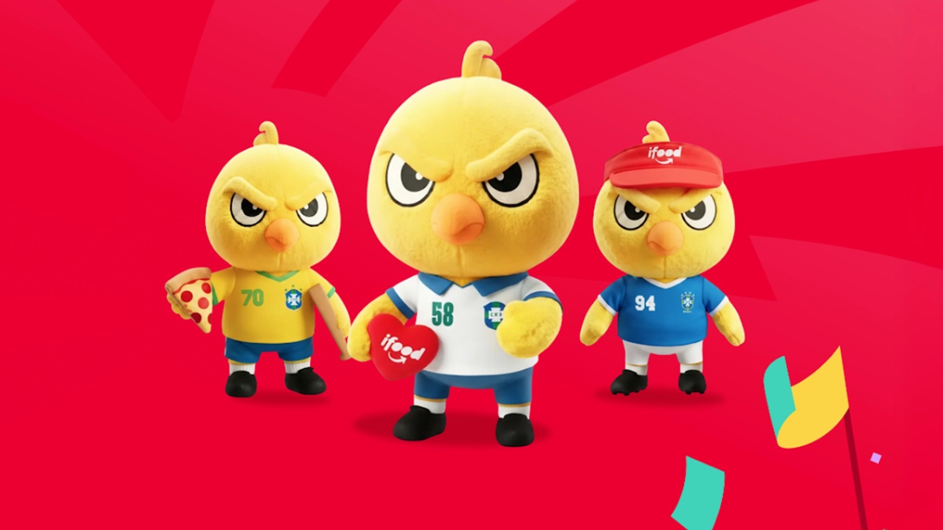 iFood lança pelúcias colecionáveis dos Canarinhos para aproximar torcedores da Seleção