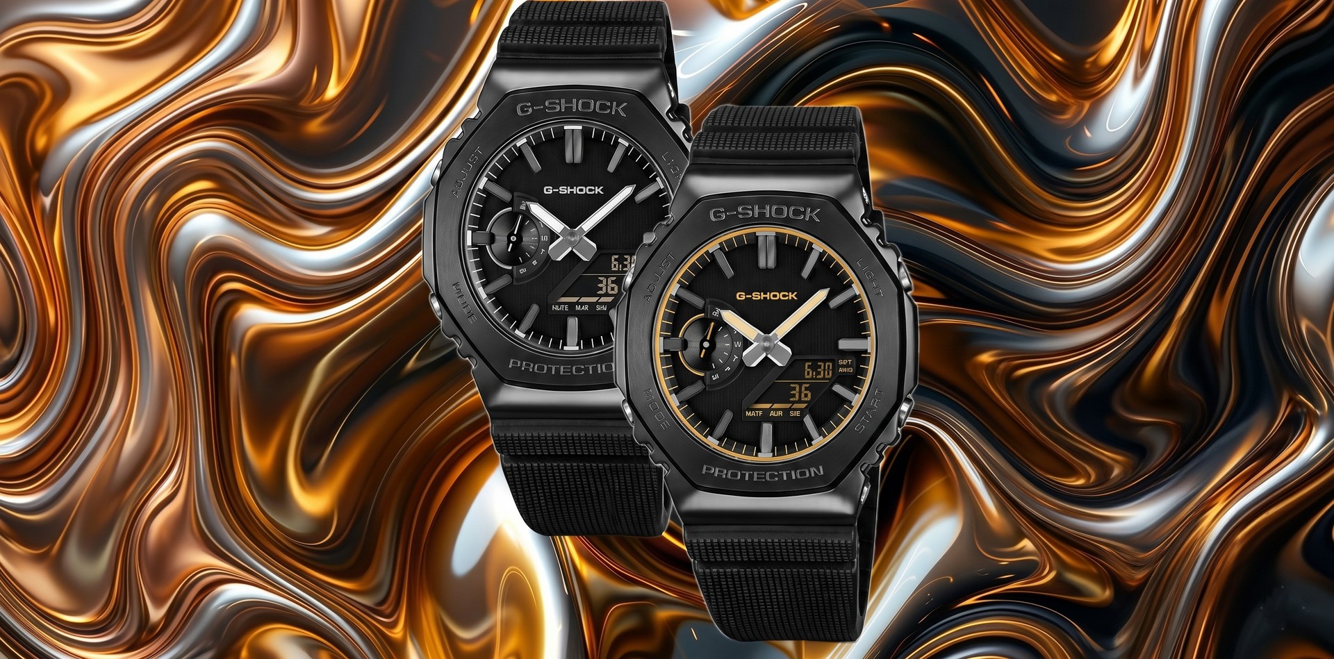 Casio deve lançar dois novos relógios G-Shock GM-2100 totalmente pretos em junho; veja fotos