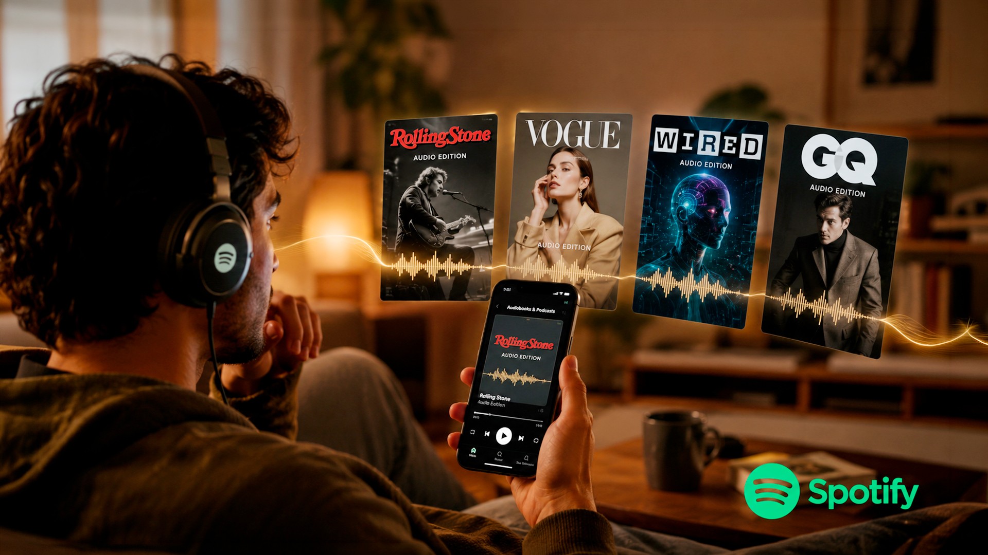 Spotify lança função que narra artigos de revistas em áudio, mas não é para todos