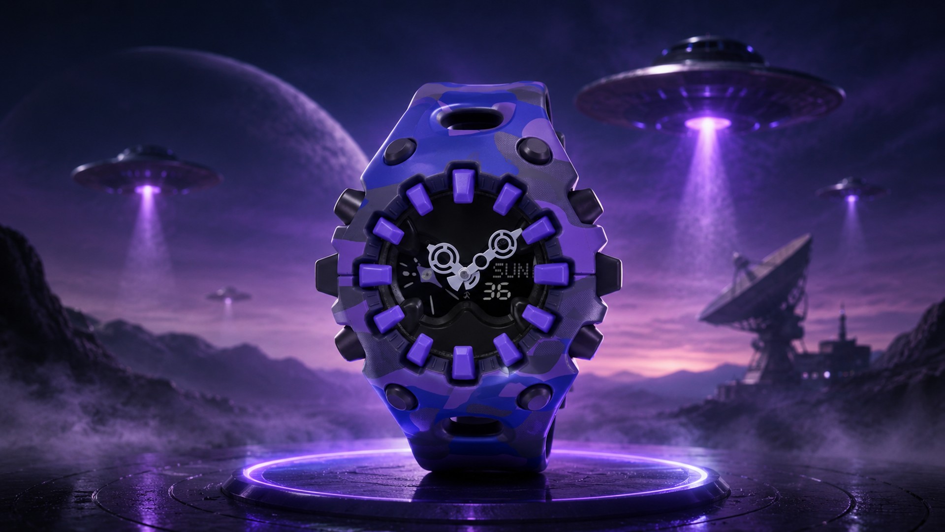 Casio está trabalhando em dois novos relógios G-Shock híbridos com olhos de alienígenas