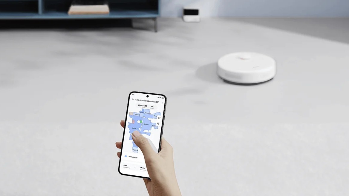 Xiaomi S40C: robô aspirador inteligente com sucção de 5000Pa e controle por app em oferta