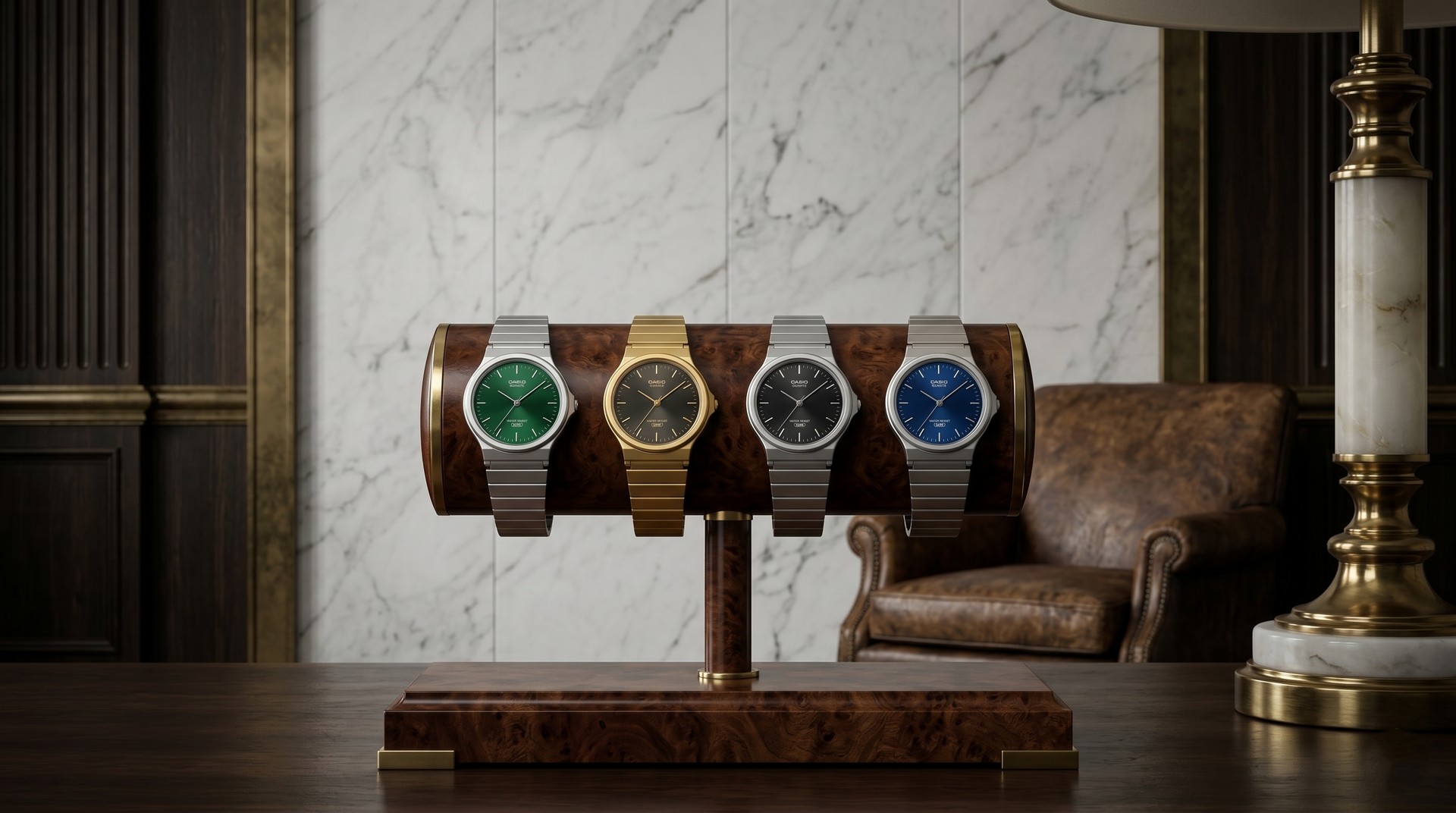 Casio lança relógios analógicos com visual minimalista, pulseira de aço e preço competitivo