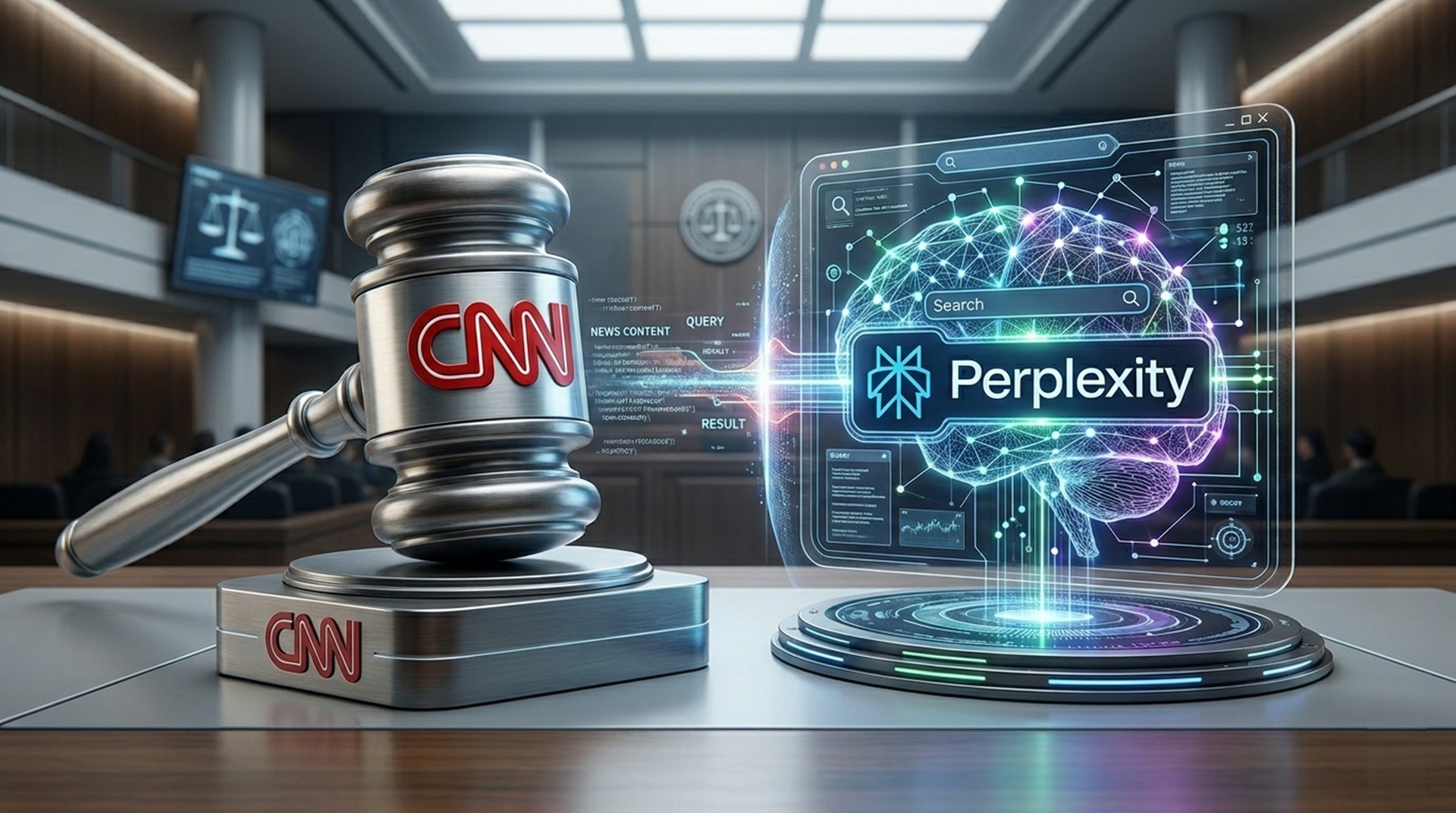CNN leva Perplexity aos tribunais e acusa a IA de usar conteúdo protegido por direitos autorais