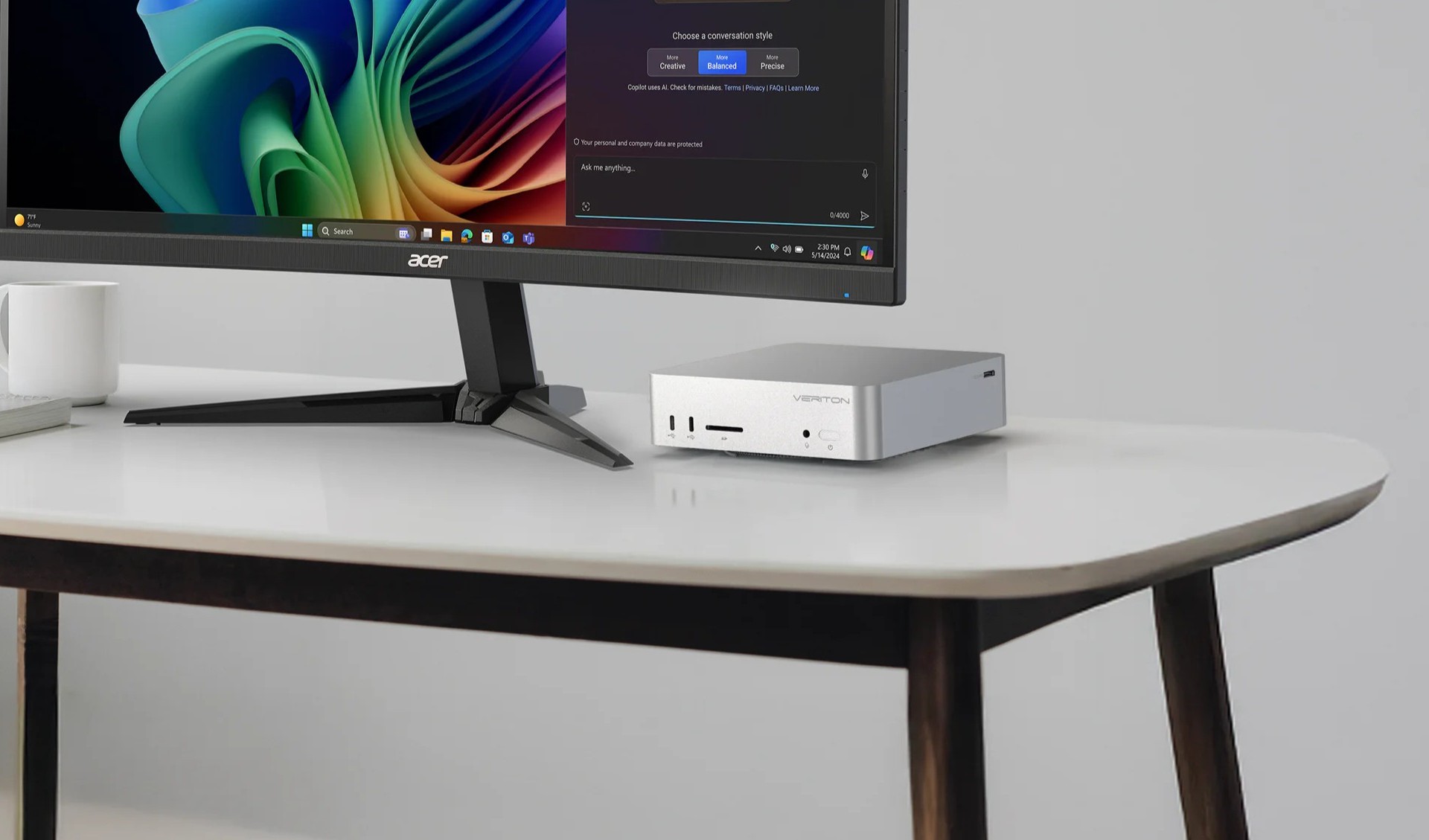 Acer lança PCs Veriton com AMD Ryzen AI MAX e Intel, foco em IA