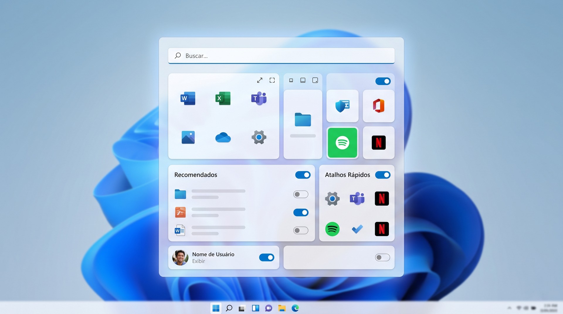 O Menu Iniciar dos sonhos? Windows 11 ganha design modular em atualização