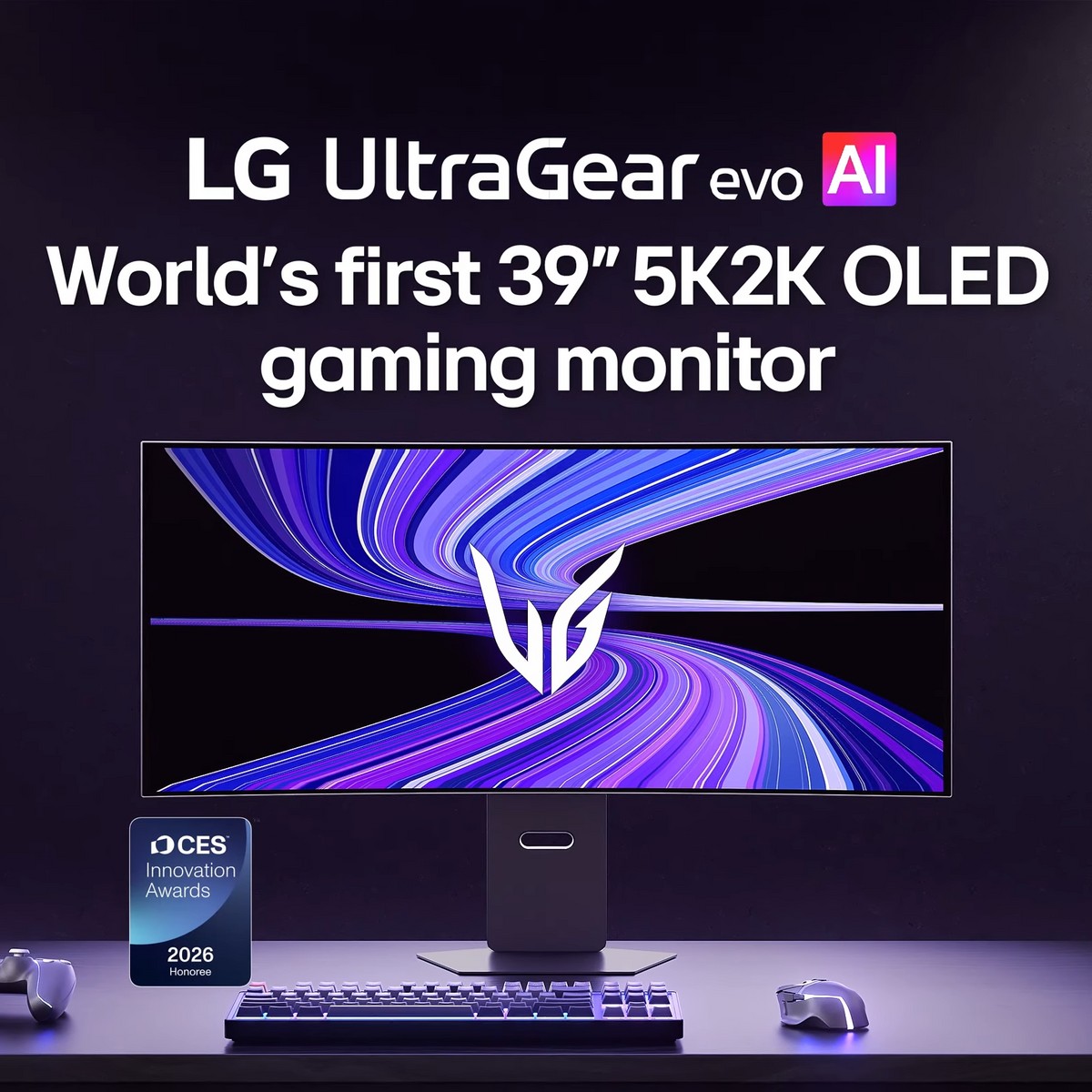 Novo monitor curvo da LG chega ao mercado com a inédita tela OLED