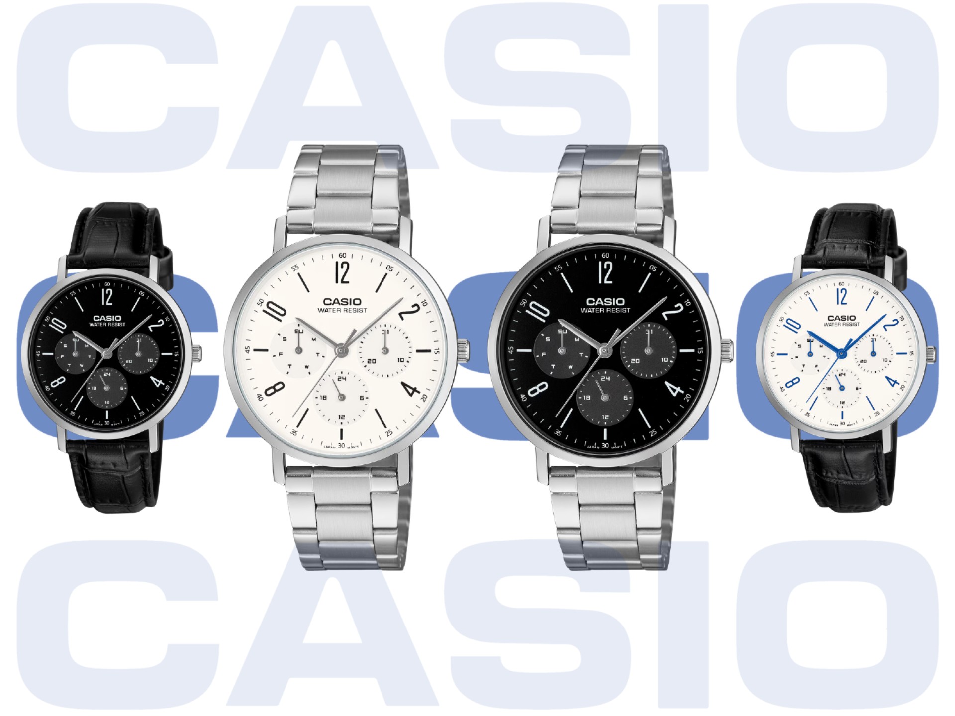 Casio lança novos relógios ultrafinos com múltiplos ponteiros e acabamento premium