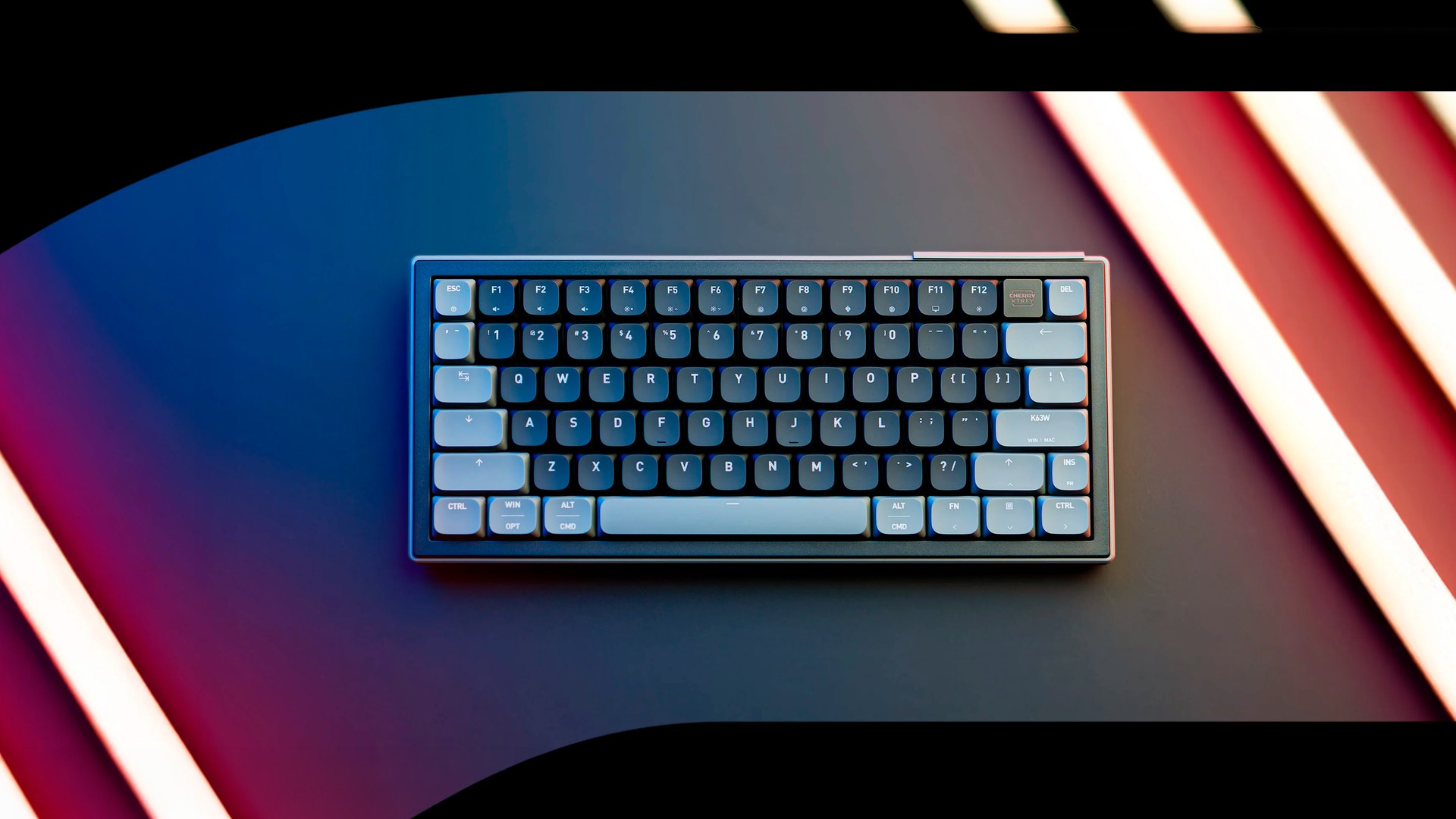 CHERRY XTRFY K63W Pro estreia como 1º teclado gamer 8K sem fio com tecnologia UWB