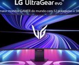 Cabe na sua mesa? LG lan?a maior monitor 5K2K do mundo com 240 Hz e tela curva no Brasil