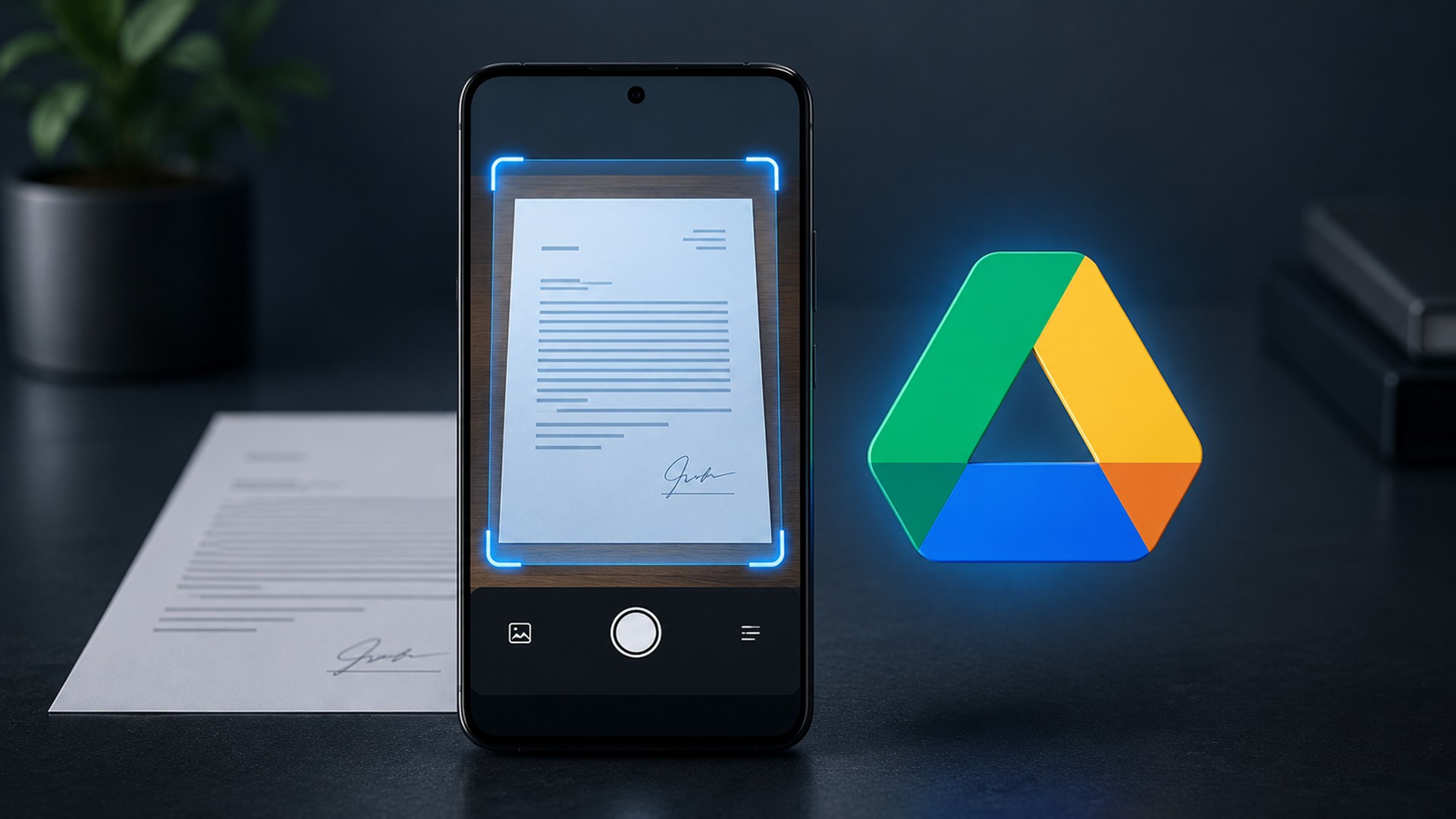 Google Drive está lançando um scanner de documentos poderoso no Android, mas há limitações