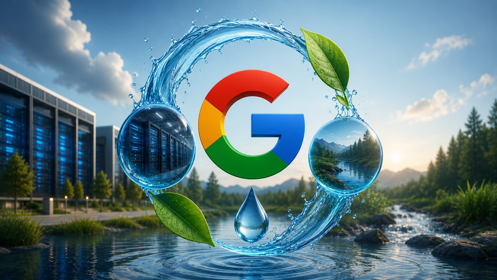 Contenção de danos! Google promete repor mais água do que a que usa em seus data centers