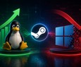 Linux continua ganhando for?a entre usu?rios Steam e Windows entra em decl?nio