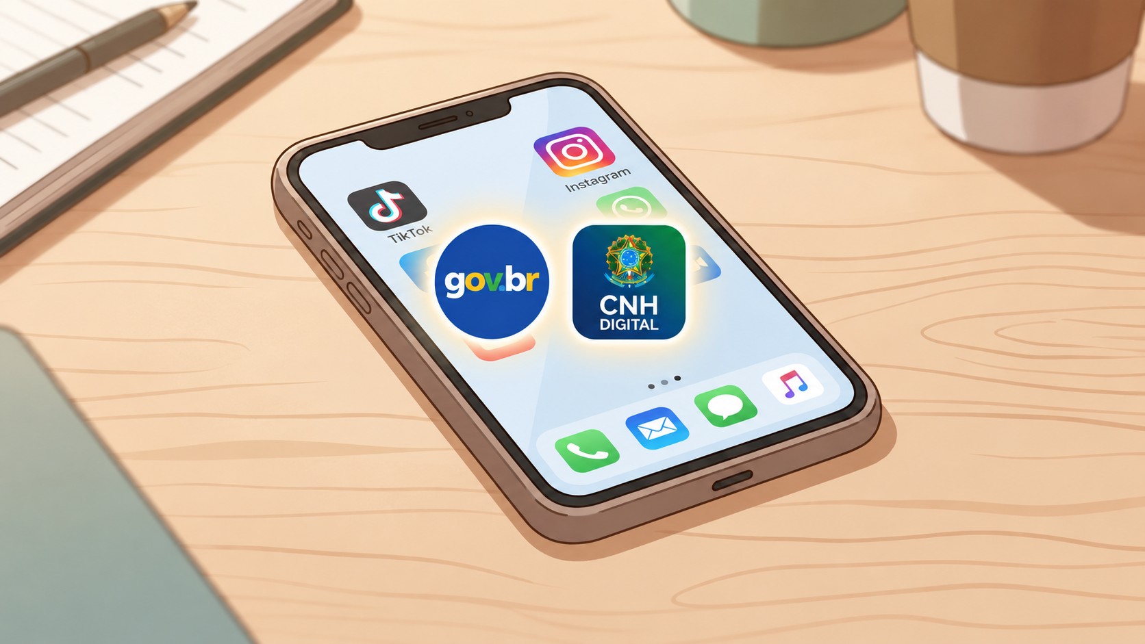 Meta e Google no chinelo: Brasileiros baixaram mais apps do governo que redes sociais em 2026