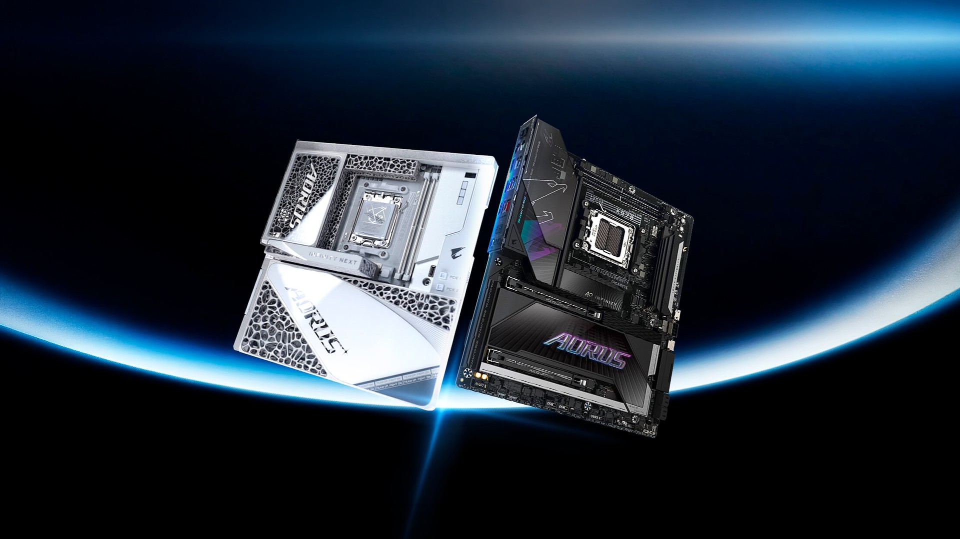 Gigabyte revela placas-mãe X870 e X870E AORUS INFINITY com visual "espacial" e recursos extremos