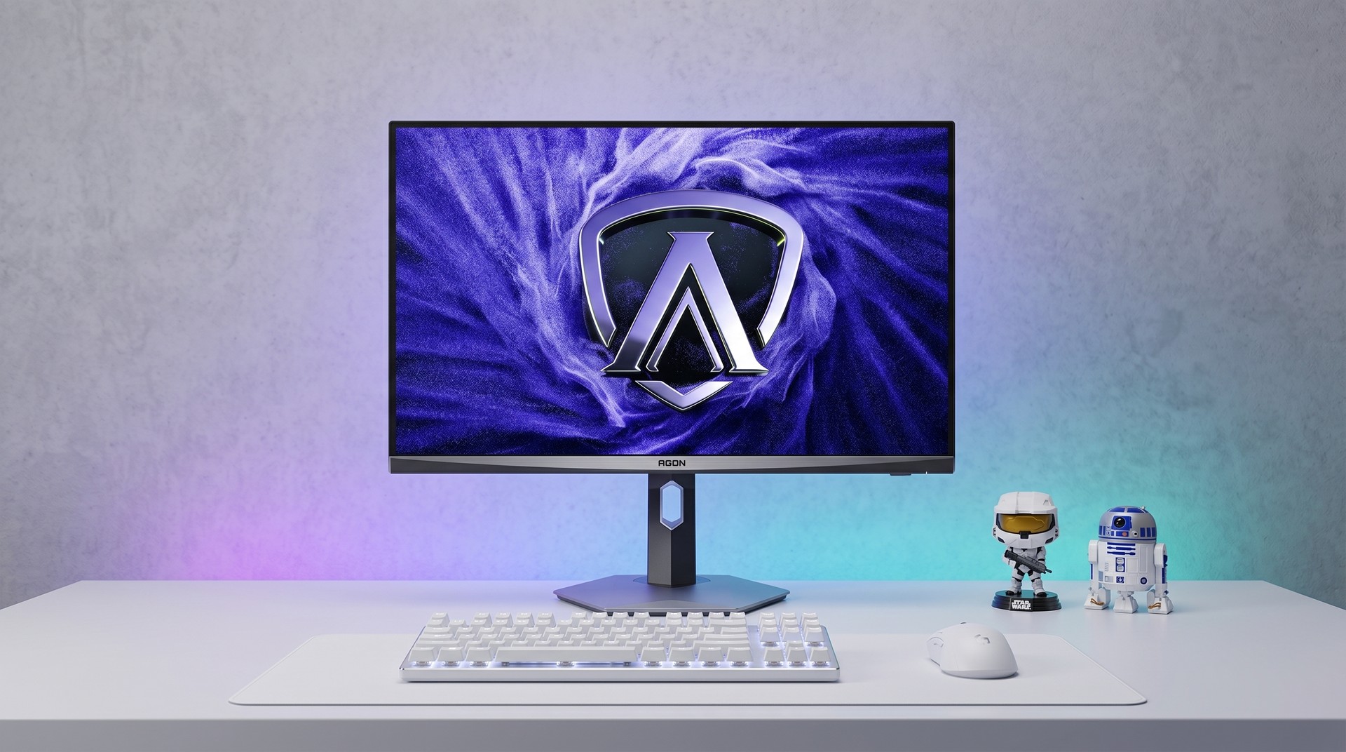 Novo monitor AGP277QKP da AOC traz painel de 27" com resolução 2K e chave KVM