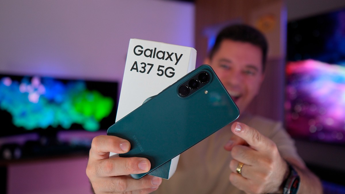 Galaxy A37 aparece no precinho com bateria de 5.000 mAh e câmera de 50 MP