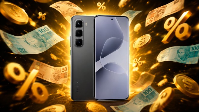 Oferta na Shopee! Celular gamer Infinix Hot 60 Pro Plus por R$ 1.370 no cupom - Foto