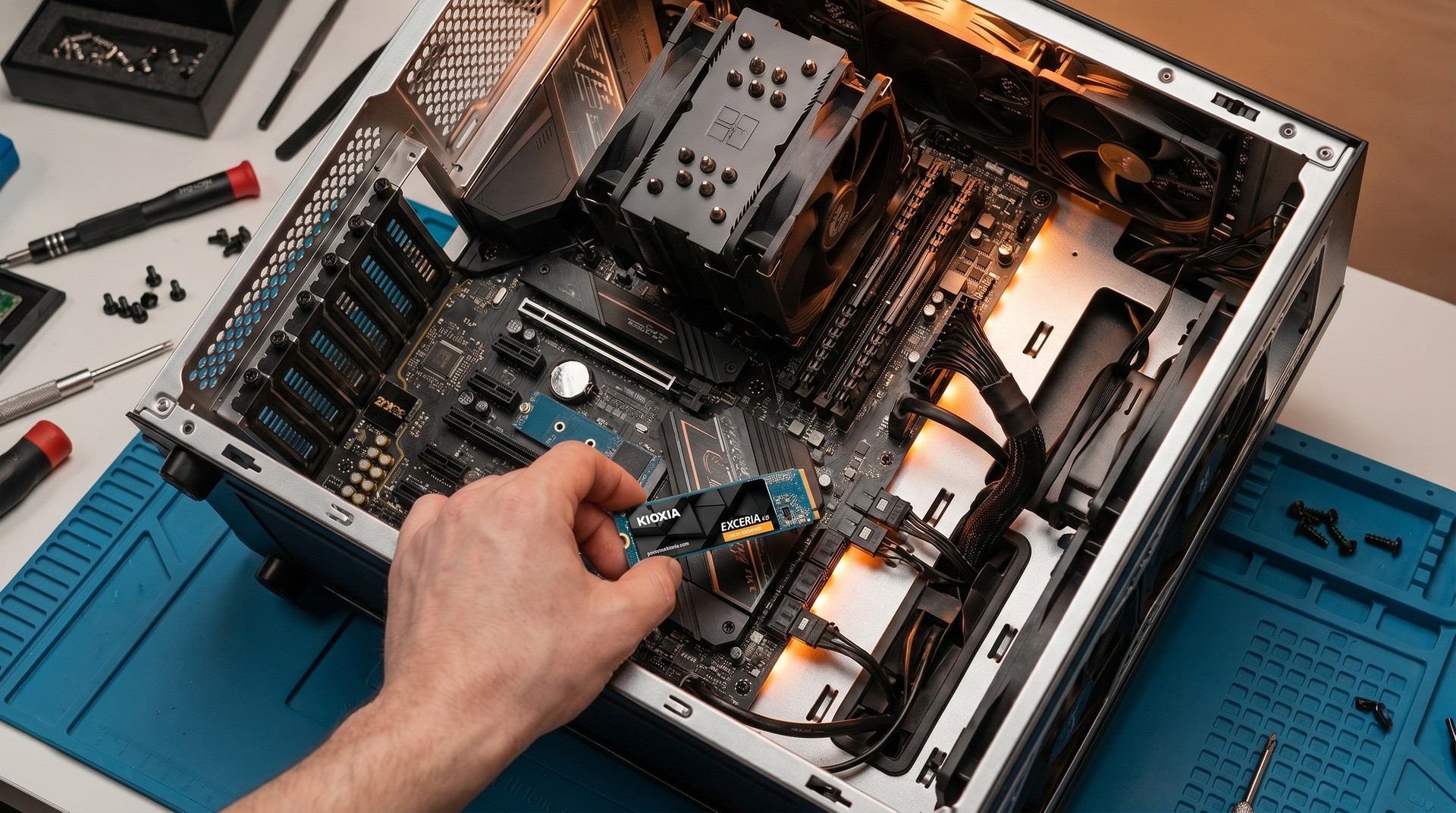 Novo SSD de 4TB da Kioxia alcança 10 GB/s e redefine equilíbrio entre preço e performance