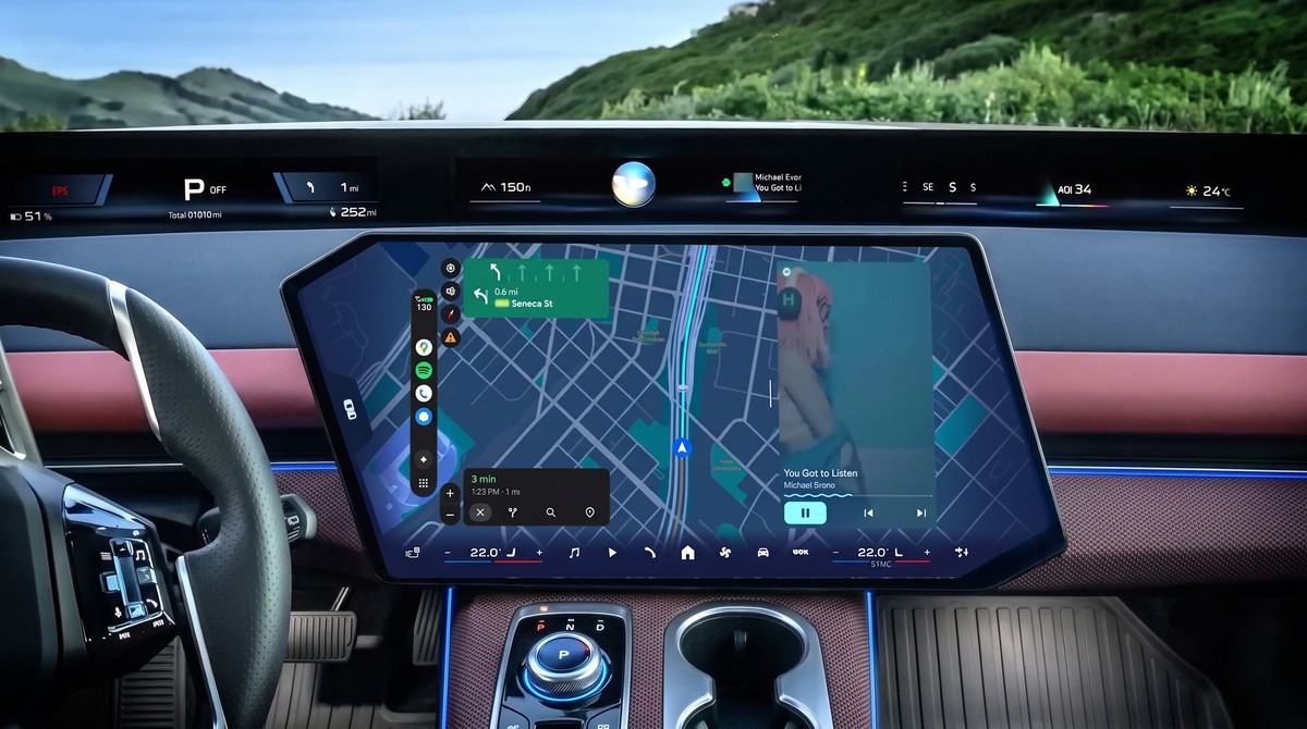 Android Auto muda de cor em atualização e sinaliza chegada de grande reformulação visual