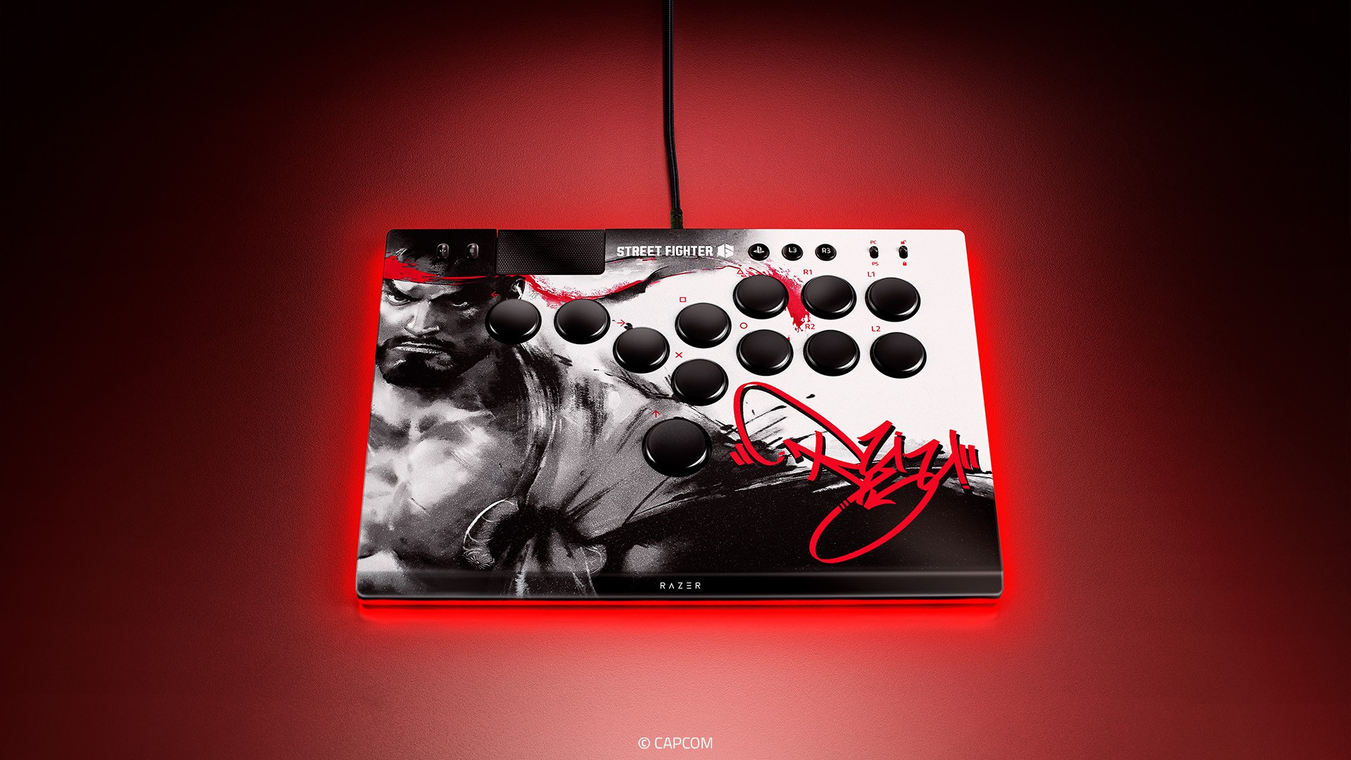 RYU Edição limitada do Razer Kitsune destaca Ryu de Street Fighter 6