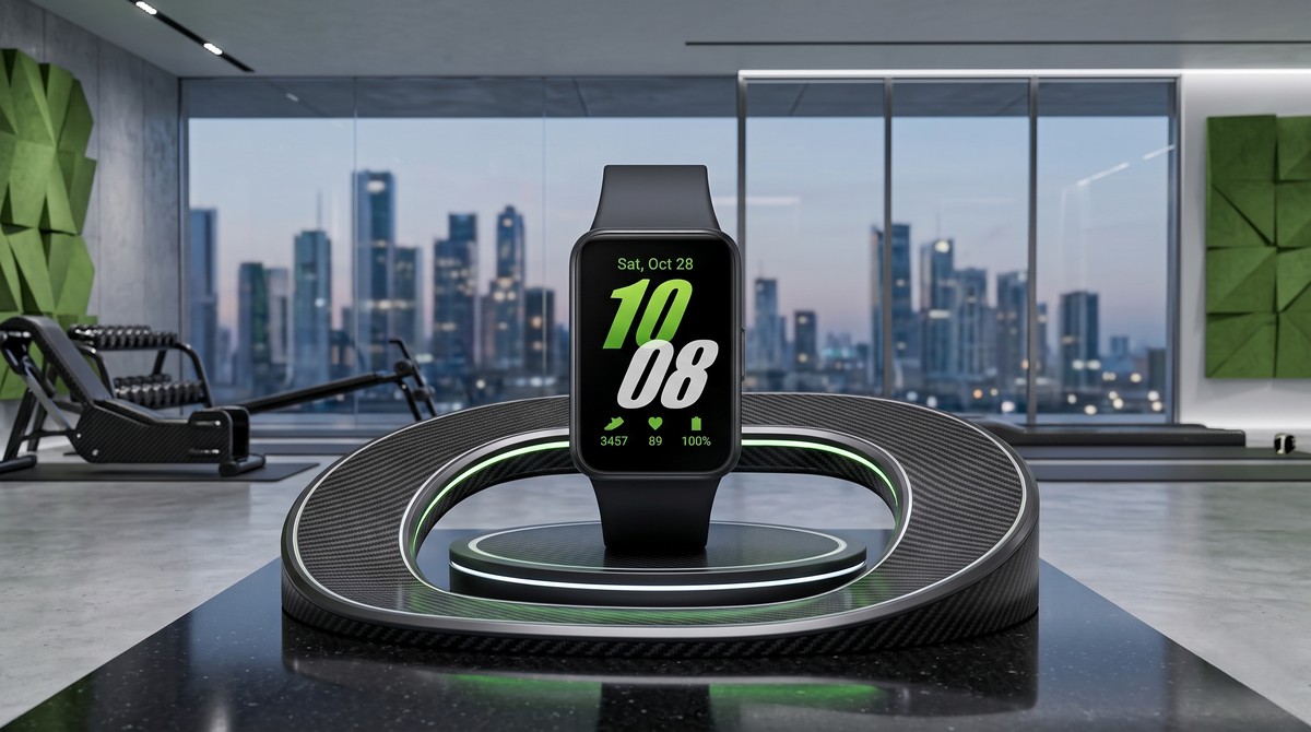 Galaxy Fit 4: pulseira da Samsung vaza em imagem com novo sensor de batimentos e sono