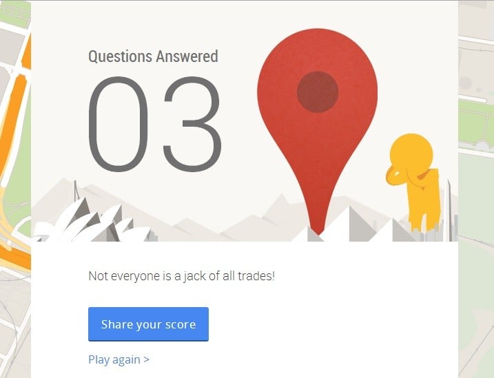 Google lança Smarty Pins, jogo de perguntas usando o Google Maps