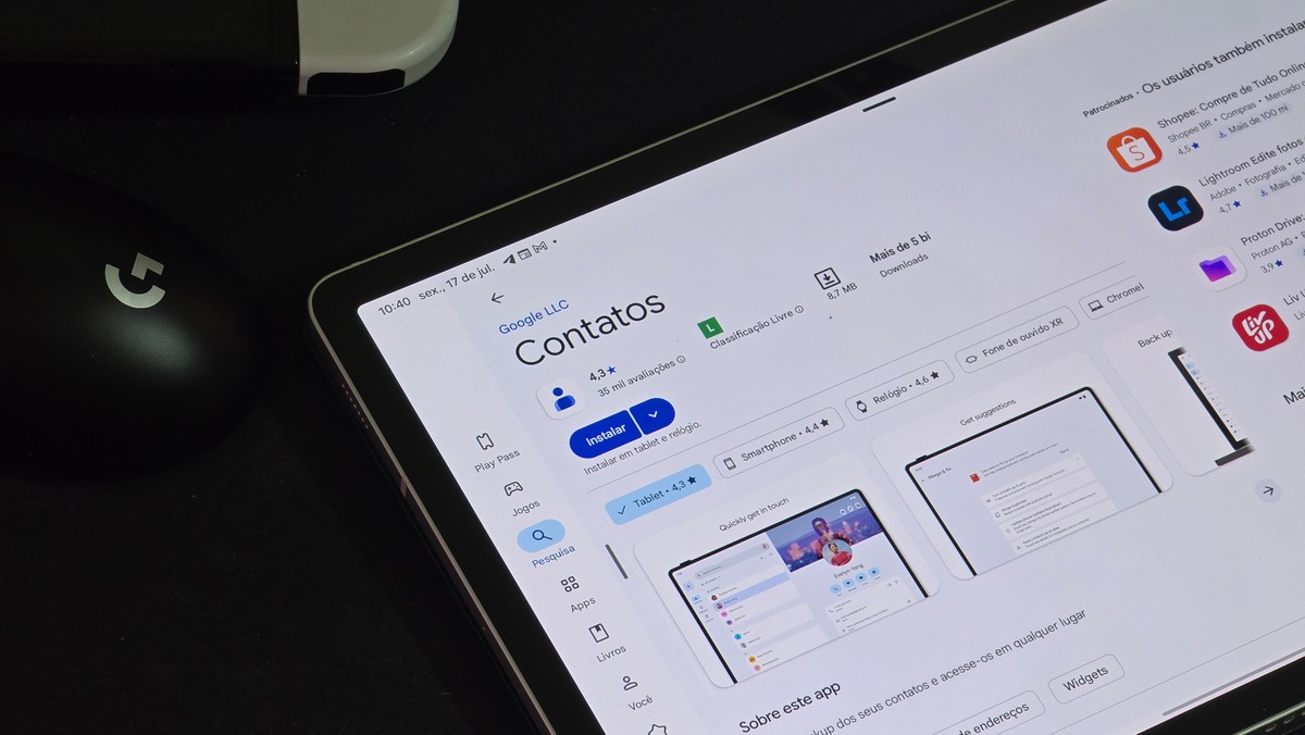 Google Contatos ganha nova seção para agilizar o compartilhamento dos seus dados