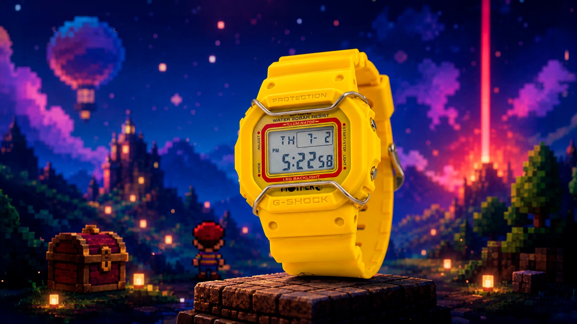 Casio lança G-Shock inspirado em Mother 3 para celebrar 20 anos do
