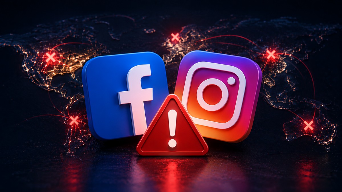 Facebook e Instagram ficam fora do ar no mundo todo durante a manhã de domingo