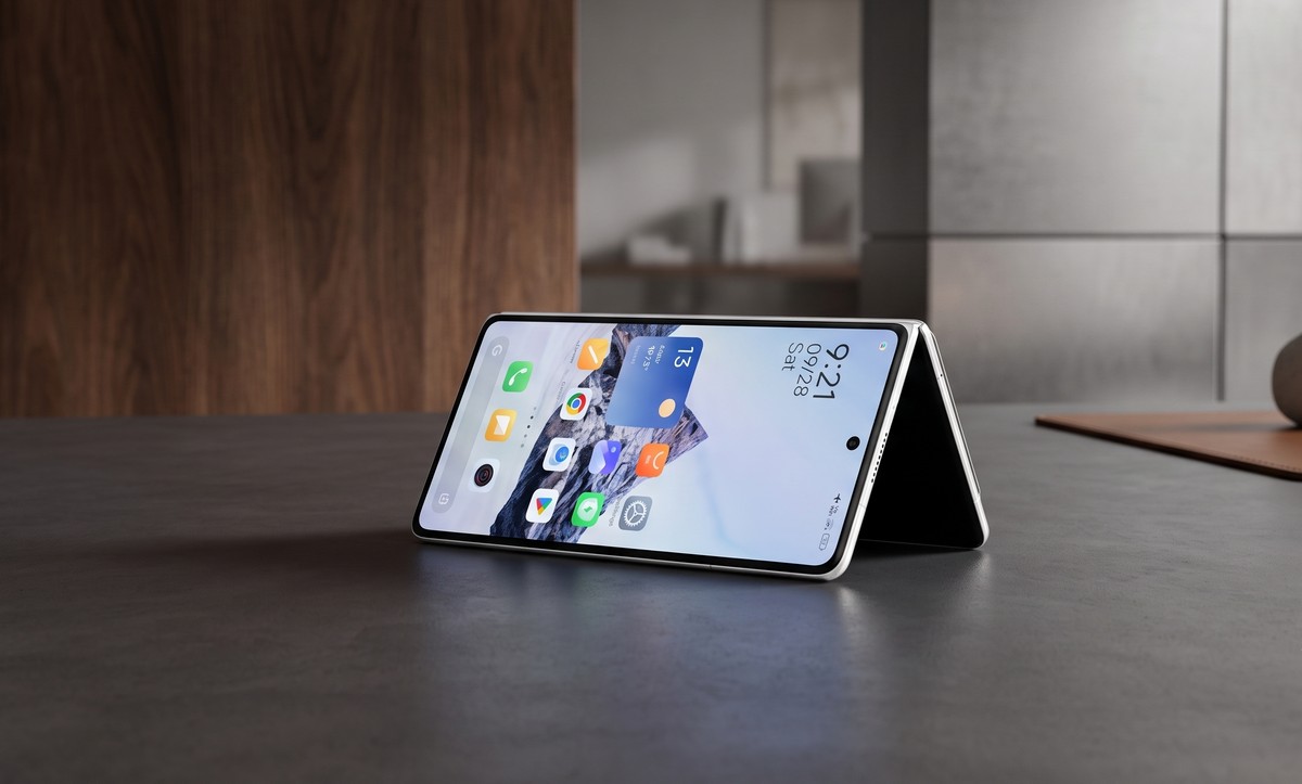Xiaomi Mix Fold 5 vaza no mundo real com design inédito, HyperOS 4 e bateria grande