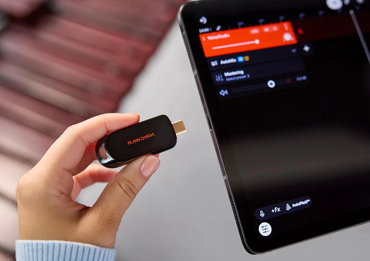 Armazenamento portátil: SanDisk anuncia pendrive USB-C ultraleve para celulares e notebooks