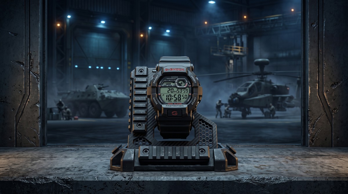 Clássico tático de volta: novo relógio Casio G-Shock GD-350 vaza com alerta por vibração