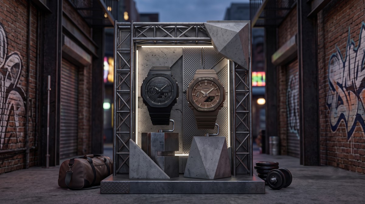 Visual urbano e compacto: novos relógios Casio G-Shock vazam com resina ecológica