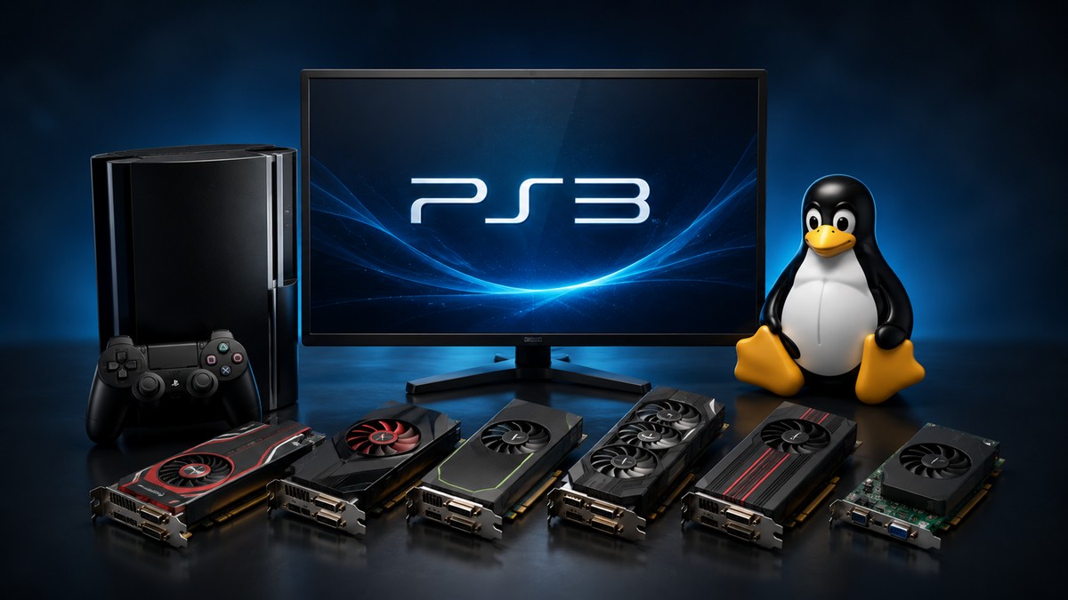 Emulador de PS3 adiciona suporte para diversas placas de vídeo antigas no Linux