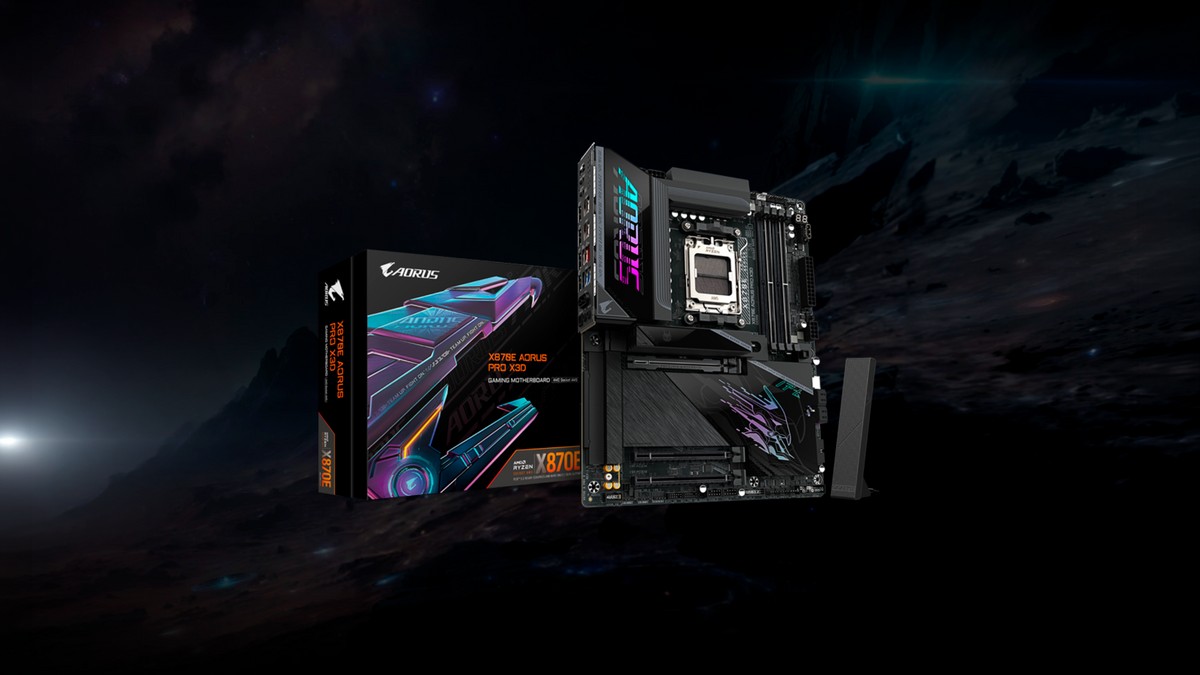 GIGABYTE X870E AORUS PRO X3D traz desempenho premium e montagem simples para CPUs AMD