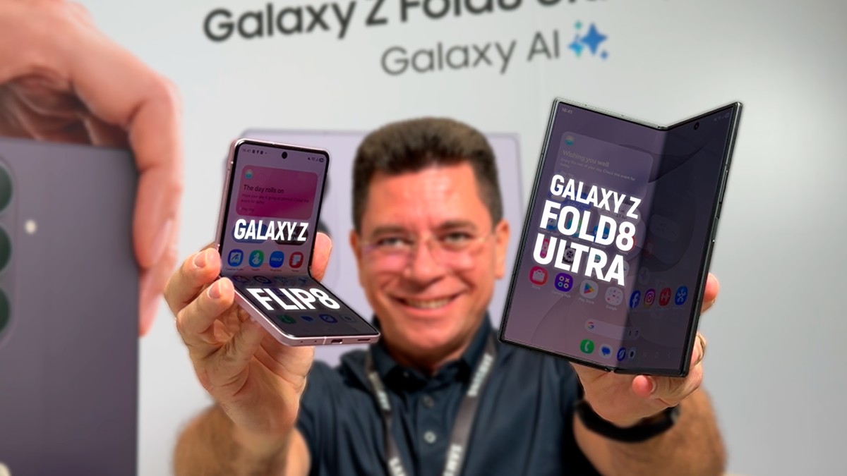 Galaxy Z Fold 8 Ultra e Flip 8: novos dobráveis com baterias de silício-carbono | Hands-on