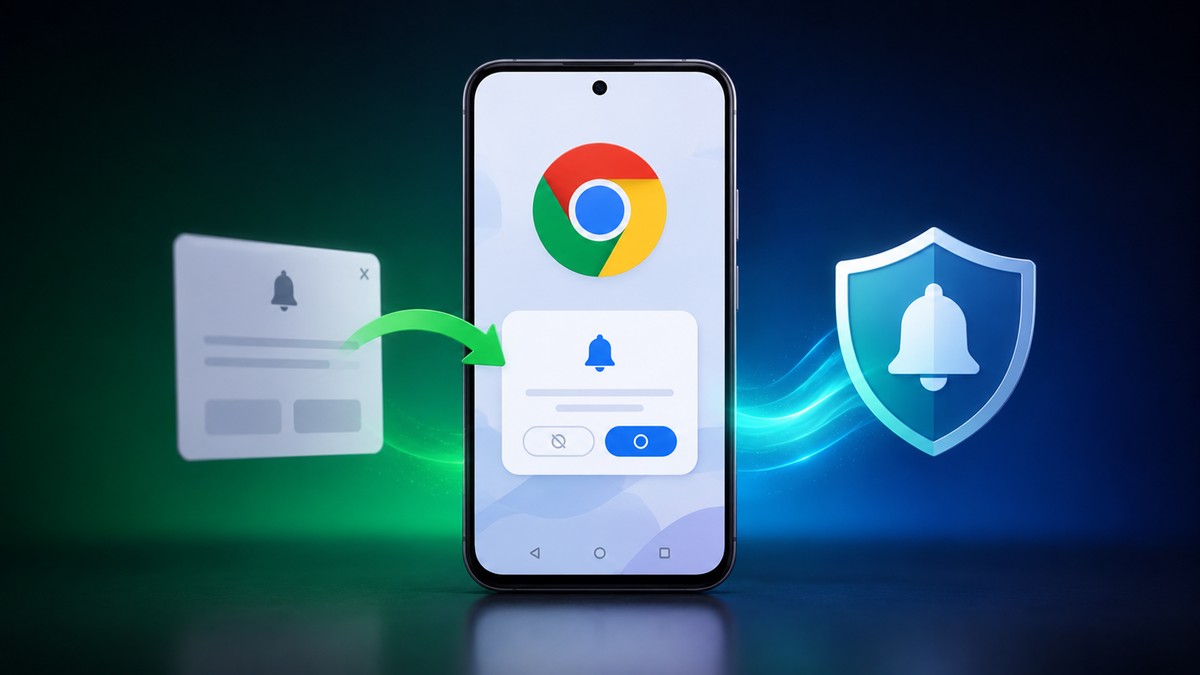 Chrome no Android finalmente vai deixar o aviso de notificações menos inconveniente