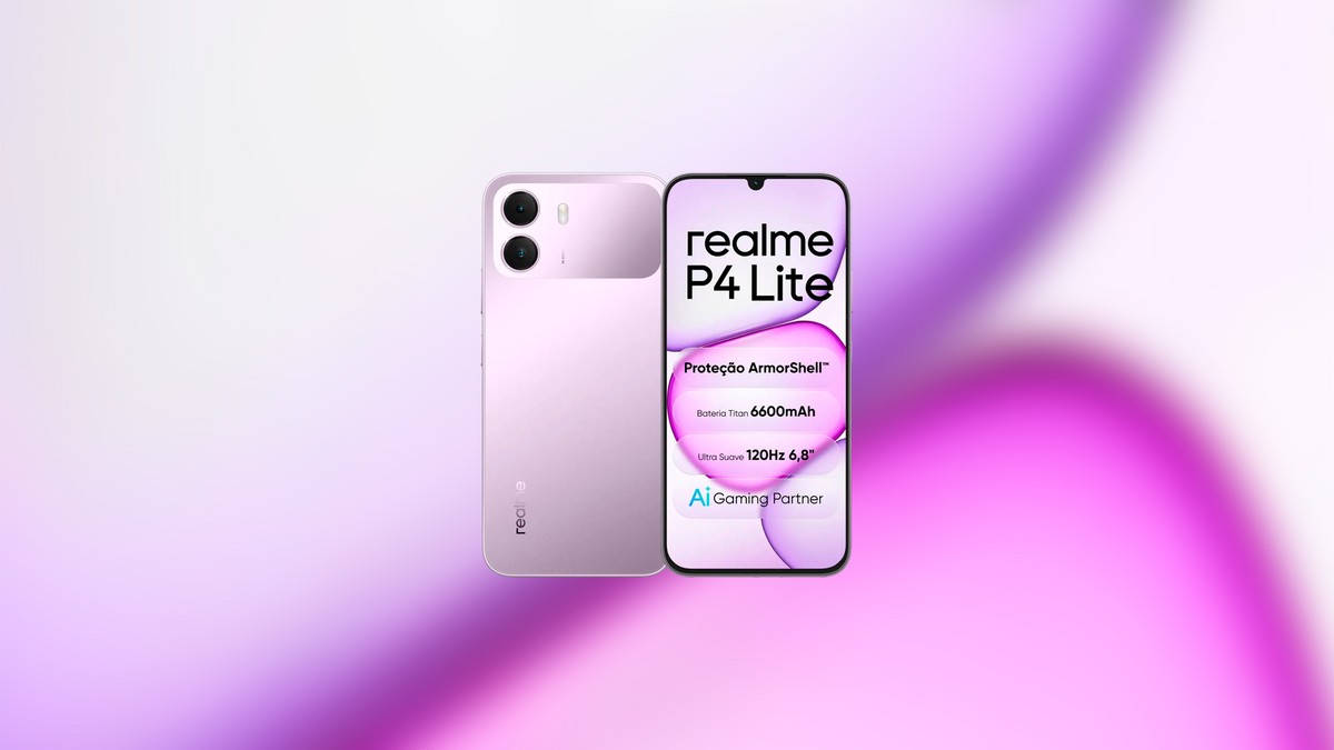 Realme P4 Lite em promoção! Celular recém-lançado por menos de R$ 1.000 nesta oferta