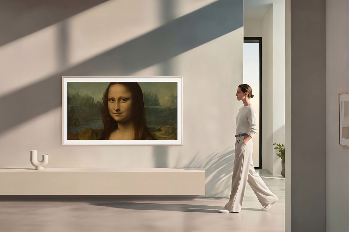 Da Vinci na sua sala! Samsung Art Store adiciona a Mona Lisa a Smart TVs
