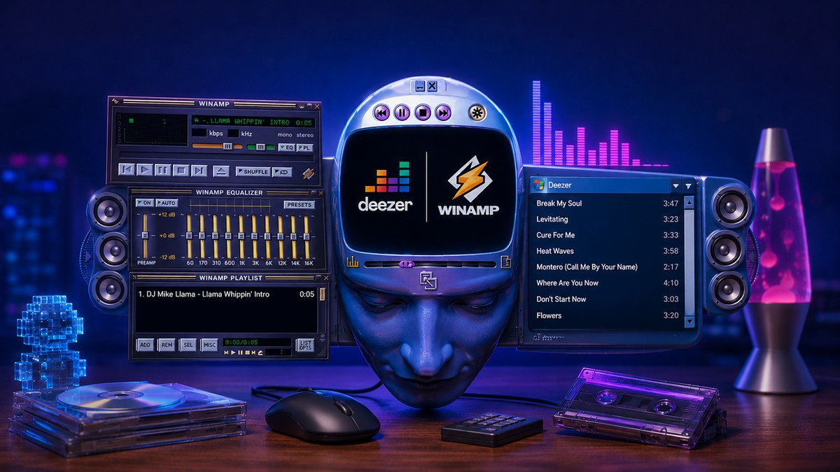 Winamp e Deezer se unem para o lançamento de um novo player de músicas