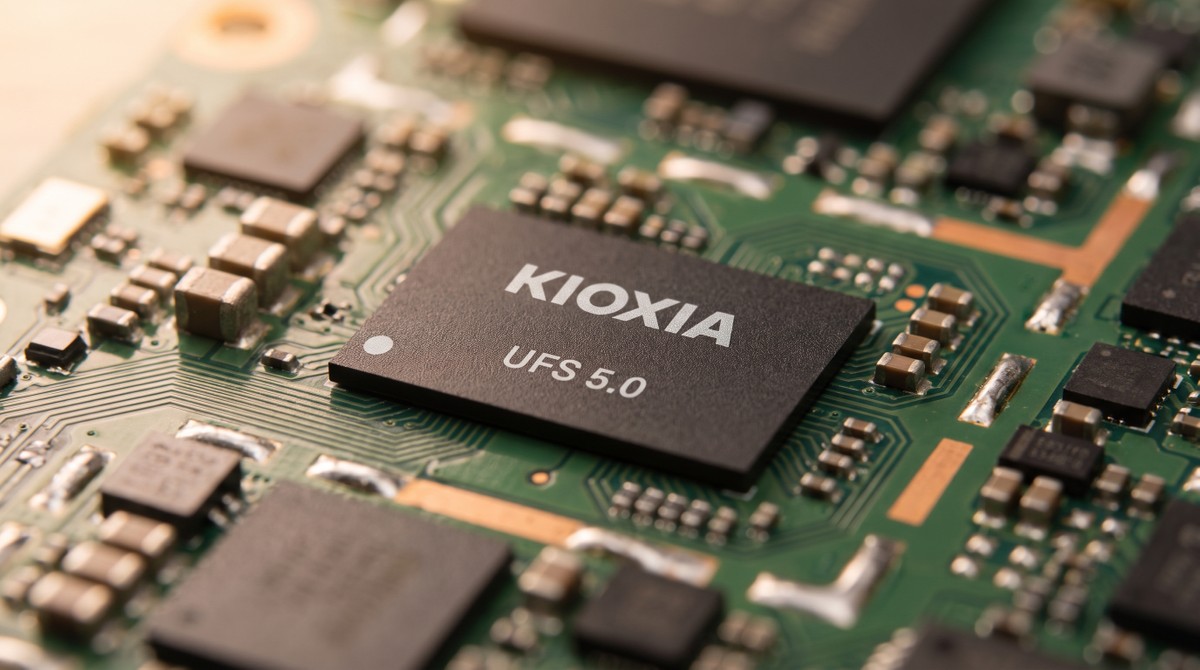 Kioxia lança memória UFS 5.0 com velocidade de 10 GB/s para acelerar IA em celulares