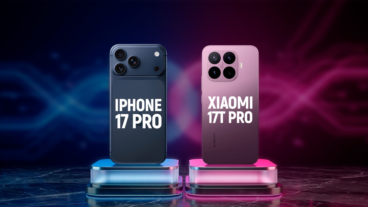 iPhone 17 Pro vs Xiaomi 17T Pro: ecossistema Apple ou bateria gigante? | Comparativo
