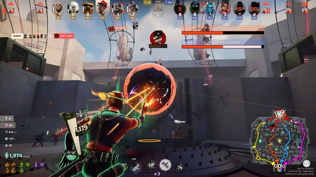 Valve implementa barreiras de maestria em Deadlock para evitar caos em partidas competitivas