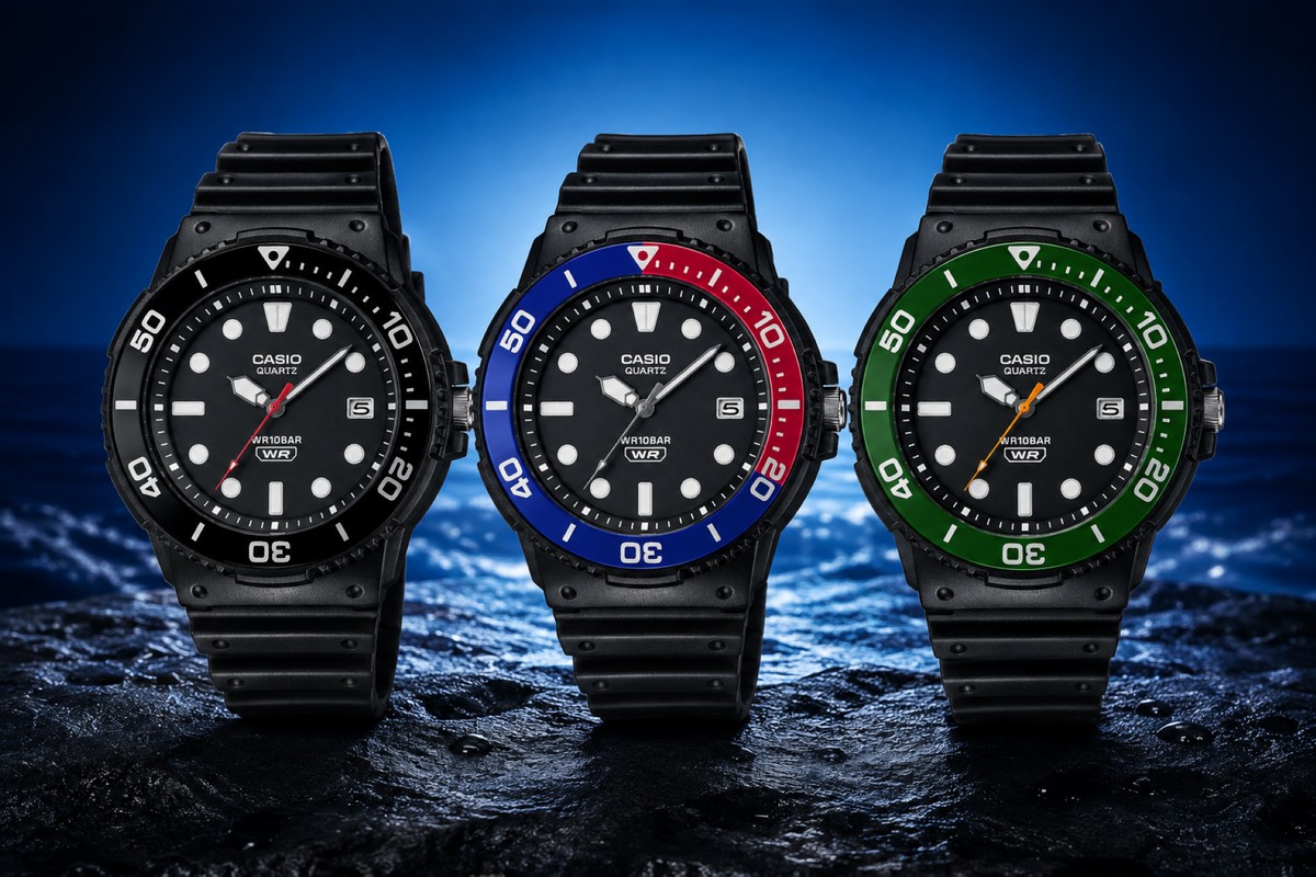 Casio lança linha de relógios MRW-240H com alta durabilidade por preço acessível