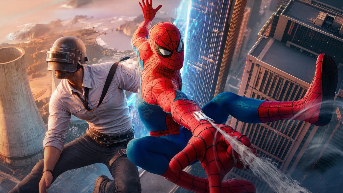PUBG MOBILE lança evento especial do Homem-Aranha com novos mapas e poderes de teia