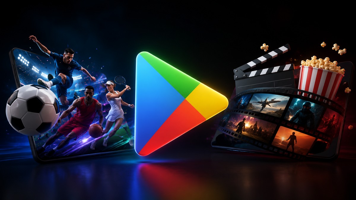 Google Play Store recebe hub de esportes ao vivo e busca integrada de filmes