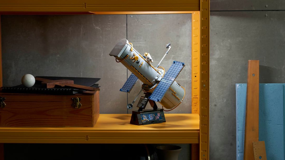 Lego lança versão incrivelmente detalhada do telescópio Hubble com 1.252 peças