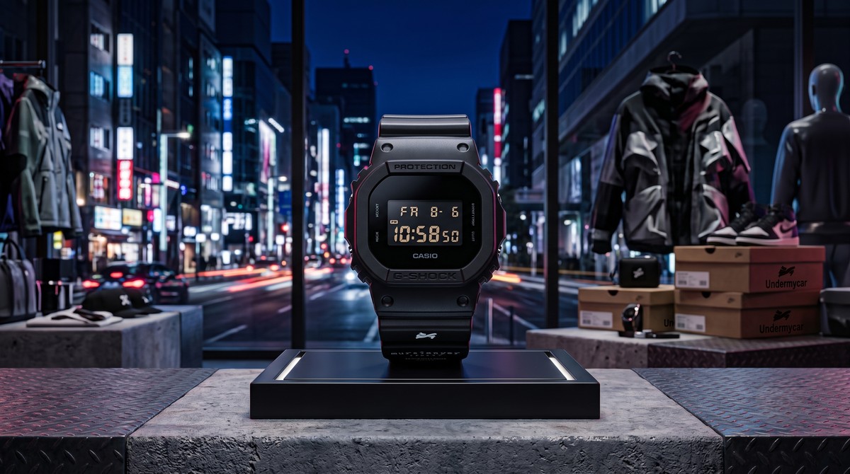 Totalmente preto: Casio lança edição especial do lendário relógio G-Shock DW-5600