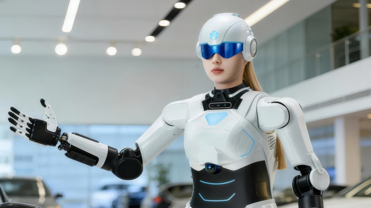 Robôs humanoides da Chery com inteligência artificial chegam às concessionárias do Brasil